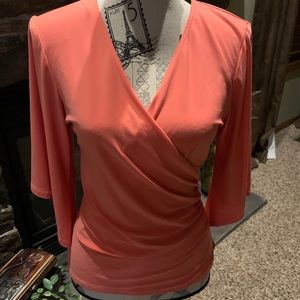 Size small coral top